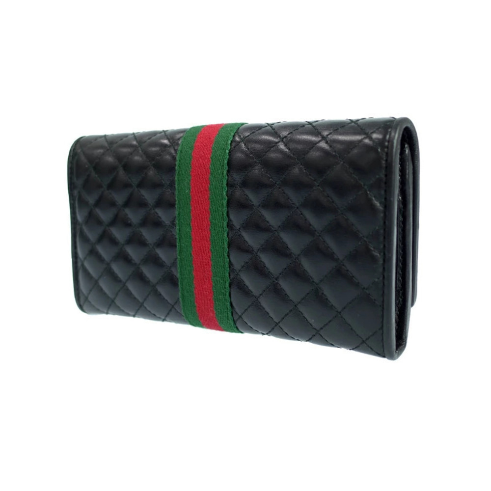 Gucci WebGucci Quilted Wallet Bi fold Long - Picture 2 of 5